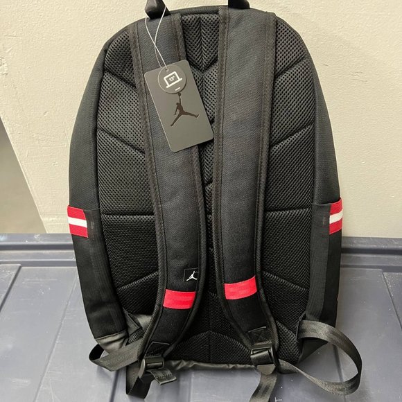 Nike Air Jordan 23 Chicago Bulls Jumpman Laptop Large Backpack Bag - Picture 2 of 8